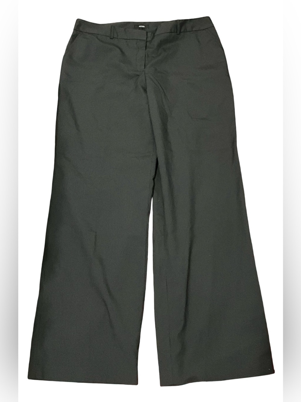 Alfani Dark Gray Pinstripe Wide Leg Dress Pants Women’s Size 14 Trousers
